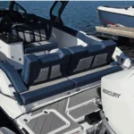 Stern lounge with Ultra Feather upholstery