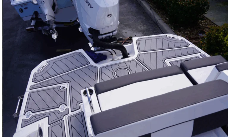 Mercury 300 V10 Verado outboard on 2026 Monterey M-65 deck boat