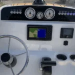 Garmin 943XSV GPS and chartplotter installed on Pioneer 180 Islander helm