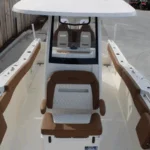 Optimus SeaStar electric steering system on Pioneer 270 Pelagic
