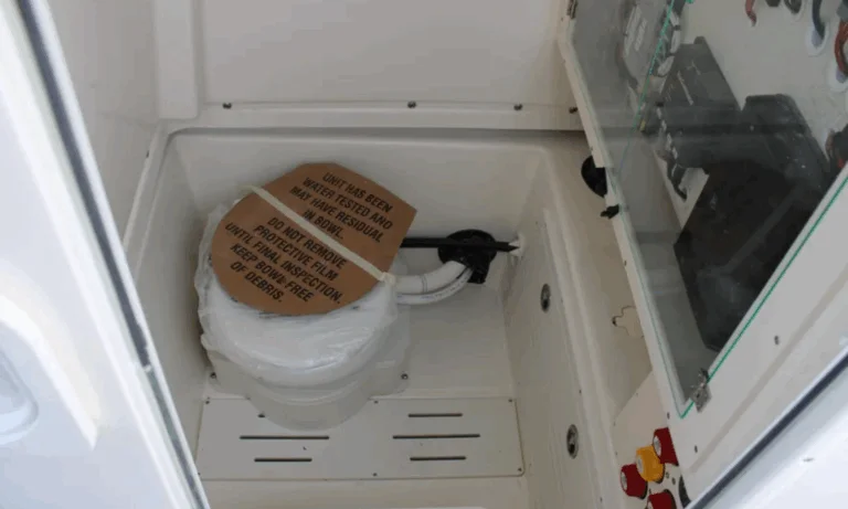 Marine toilet with dockside pump-out in 2026 Pioneer 270 Pelagic